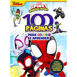 Marvel - 100 Paginas Para Colorir - Spidey Friends