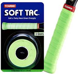 Tourna Soft Tac Overgrip Wrap, verde neon