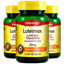 Luteimax Luteína & Zeaxantina - 3 unidades de 60 cápsulas - Maxinutri