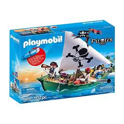 Playmobil - Navio Pirata com motor subaquático