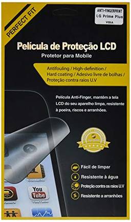 Película Protetora Anti-Finger Prime Plus 3G/4G, Voia, Película Protetora de Tela para Celular, Transparente