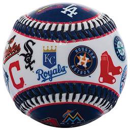 Bola de beisebol Franklin Sports 30 Club – Soft Strike – Bola com logotipo 30 Club (Todas as equipes) – Soft Core – Produto licenciado oficial da MLB