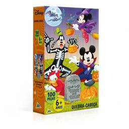 Disney Halloween - Quebra-cabeça - 100 peças - Toyster Brinquedos
