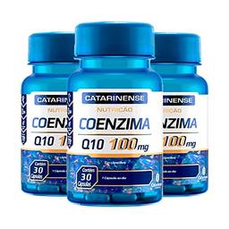 Coenzima Q10 100mg - 3 unidades de 30 Cápsulas - Catarinense