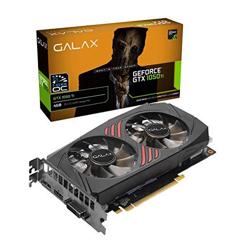 Placa de Vídeo GALAX - GeForce GTX 1050 Ti, 1-Click OC, 4GB DDR5