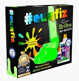 Slime, Kit 2 Brilha no Escuro Slime, Euqfiz, I9 Brinquedos