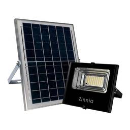 Refletor Solar Zinnia Zrs100, Led, 100w, Bateria 8000mah, Com Controle Remoto, Ip67, Zne-zrs100-01