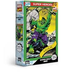 Marvel Comics - Hulk - Quebra-cabeça 500 peças nano - Toyster Brinquedos, Multicolorido