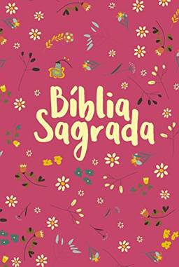 Bíblia NVT Letra Normal - Pequeno jardim (Pink)