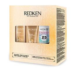 Kit Redken All Soft Shampoo 300ml + All Soft Máscara 250ml + Leave-in Redken One United 150ml