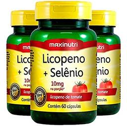 Licopeno + Selênio Anti - Oxi - 3 unidades de 60 cápsulas - Maxinutri