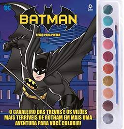 Batman Livro Para Pintar com Aquarela