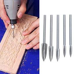 KKmoon 5 peças ferramenta de entalhe para carpintaria