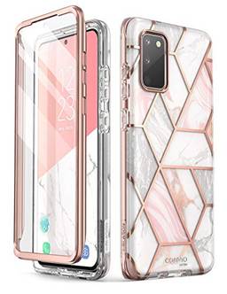 i-Blason Capa Cosmo Series projetada para Samsung Galaxy S20 FE 5G (versão 2020), [película protetora embutida], capa protetora fina e elegante (mármore)
