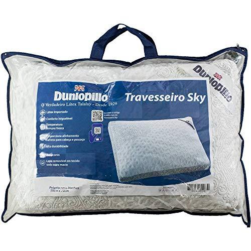 Travesseiro Sky Flocos de Látex Dunlopillo 050 x 070 cm