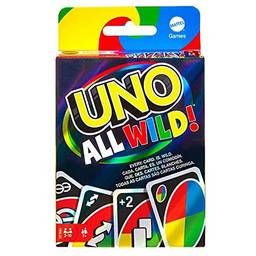 UNO Jogo de cartas All Wild, Multicolorido