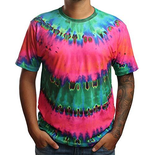 Camiseta Masculina Route 66 Tie Dye Md01