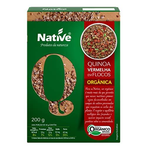 Native Flocos Quinoa Vermelha Orgânica 200G