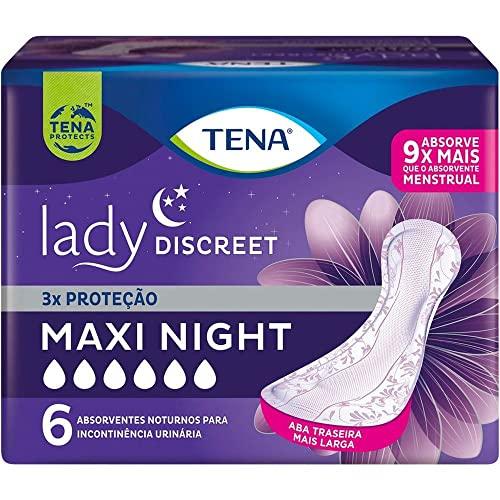 Absorvente Para Incontinência Urinária Lady Discreet Maxi Night 6 Unidades