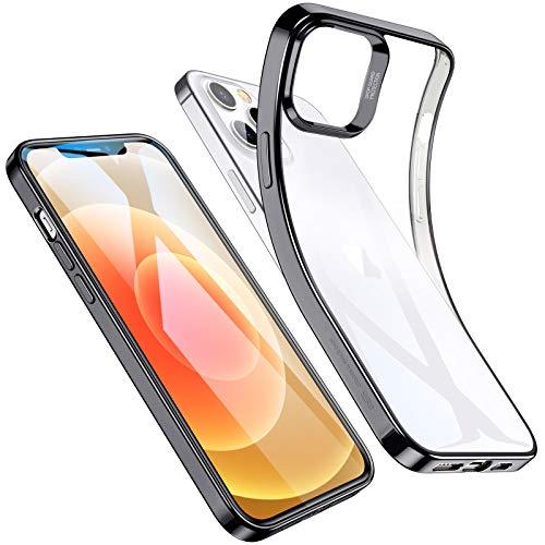 ESR Essential Zero para iPhone 12/12 pro Case, Slim Clear Soft TPU, Capa de Silicone Flexível para iPhone 12/12 pro polegadas (2020), Preto