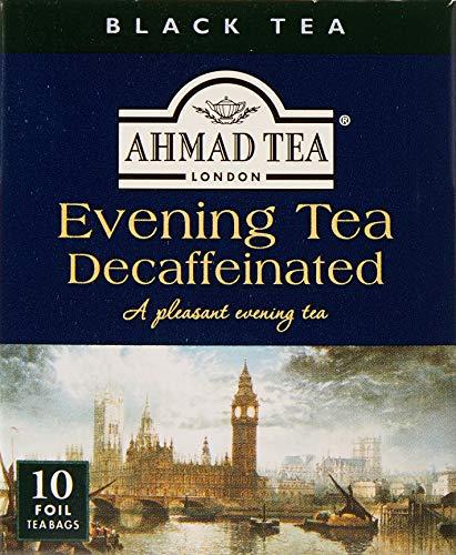 Chá Preto Evening Tea Descafeinado Ahmad Tea London 10 Unidades de 20g