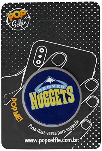 Apoio para celular - Pop Selfie - Original Nba Denver Nuggets Pp08, Pop Selfie, 155818, Branco