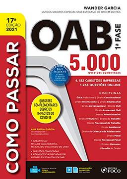 Como passar OAB 1ª fase: 5.000 questões comentadas