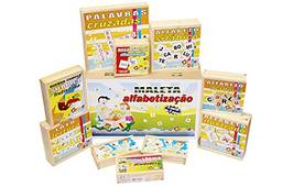 Carlu Brinquedos - Maleta Alfabetização Jogo Educativo, 4+ Anos, Multicolorido, 1108