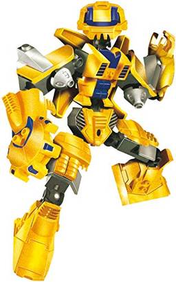 Blocos de Encaixe Robô Guerreiro Yellow Armor Xalingo