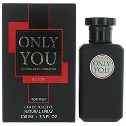 New Brand Prestige Only You Black For Men Edt 100Ml, New Brand