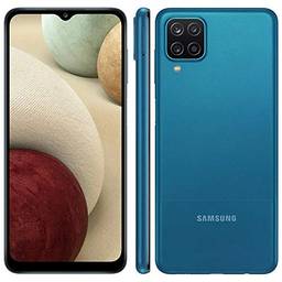Smartphone Samsung Galaxy A12 64GB, Tela 6.5", Câmera Quádrupla 48MP, 4GB RAM - Azul