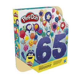 Conjunto Massa de Modelar Play-Doh Super Colecão de Cores, com 65 Potes de Massinha - F1528 - Hasbro, cores variadas