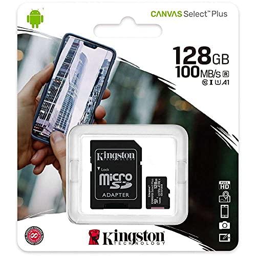 SDCS2128GB - Cartão de memória microSD de 128GB Canvas Select Plus - Leitura: 100MBs - Classe 10 com adaptador SD