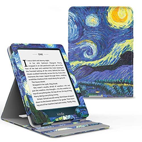 Capa Novo Kindle Paperwhite 11a geração 2021 - WB Silicone Flexível e Sensor Magnético- Vertical Van Gogh
