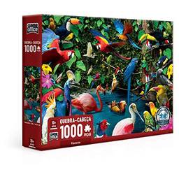 Pássaros - Quebra-cabeça - 1000 peças, Toyster Brinquedos, Multicor
