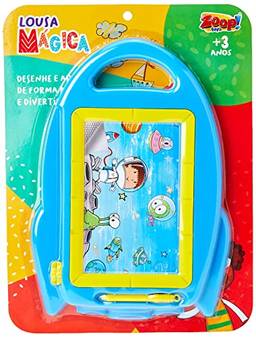 Lousa Mágica Infantil Foguete com Caneta e Suporte, Zoop Toys, multi-colored