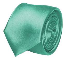 Gravata Slim Fit Sport (Verde Tiffany)