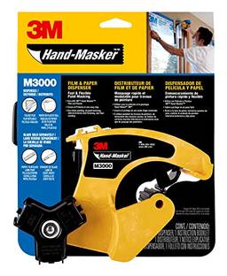 3M Dispensador de fita adesiva manual M3000, filme e fita, amarelo