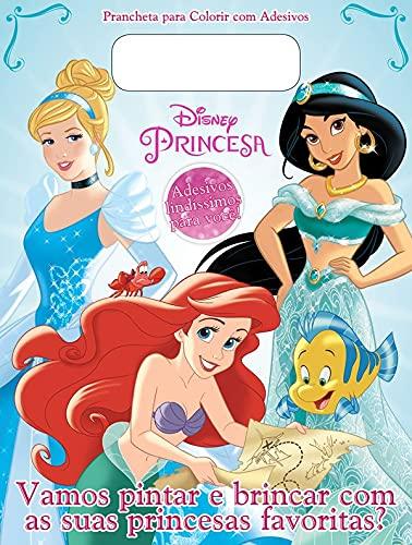 Disney Prancheta Para Colorir Com Adesivos - Princesas
