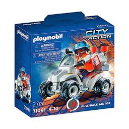 Playmobil Quadriciclo Com Medico, Playmobil City Action - Sunny Brinquedos