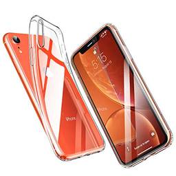 ESR Capa Slim Clear Soft TPU para iPhone XR, capa flexível [compatível com carregamento sem fio] Compatível com o iPhone XR 6.1 '' (lançado em 2018), transparente
