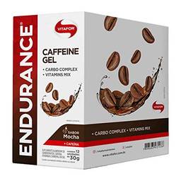 Endurance Caffeine Gel 12 Sachês de 30G Mocha, Vitafor