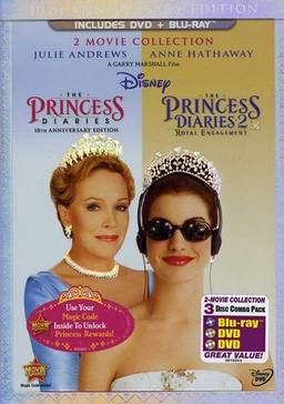 The Princess Diaries: Two-Movie Collection (Three-Disc Combo Blu-ray/DVD Combo in DVD Packaging)