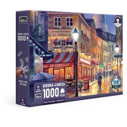 Vielas Francesas - Montmartre - Quebra-cabeça 1000 peças - Toyster Brinquedos
