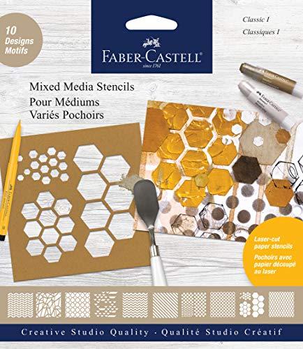 Faber-Castell Mixed Media Paper Stencils (101 - Graphic)