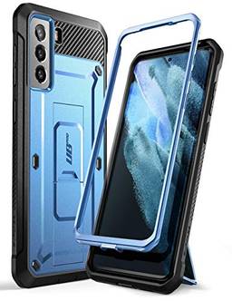 Capa SUPCASE Unicorn Beetle Pro Series projetada para Samsung Galaxy S21 5G (versão 2021), capa robusta de corpo inteiro e dupla camada Coldre e suporte sem protetor de tela integrado (Azul)