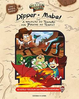 Dipper e Mabel em "A maldição do tesouro dos piratas do tempo"