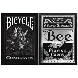 Baralho Bicycle Guardians e Bee Silver ( Kit com 2 Baralhos )