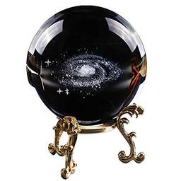 BigFamily Globo de bola de vidro criativo fashion de quartzo galáxia