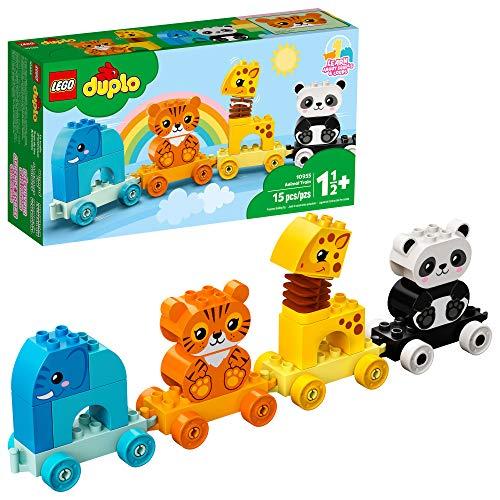 10955 LEGO® DUPLO® O Meu Primeiro Trem de Animais; Brinquedo de Construção (15 peças)